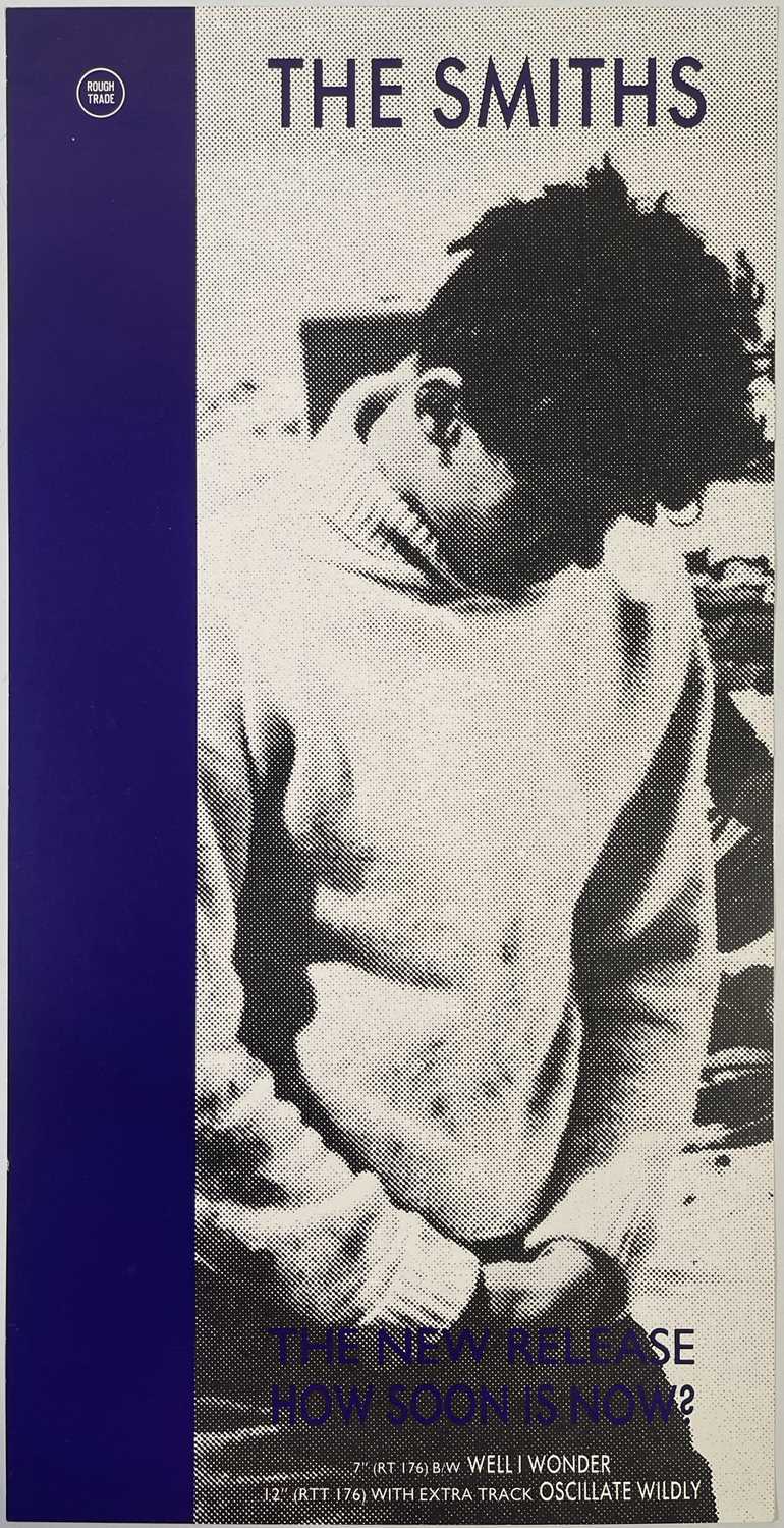 Lot 92 - THE SMITHS - ORIGINAL ROUGH TRADE PROMO POSTER FOR 'HOW SOON IS NOW'.