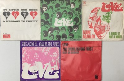 Lot 111 - LOVE - DUTCH 7" PICTURE SLEEVE RARITIES