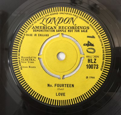 Lot 119 - LOVE - 7 AND 7 IS C/W No. FOURTEEN 7" (PROMO - LONDON HLZ 10073)