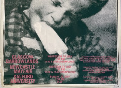 Lot 82 - THE SMITHS - 1986 TOUR BILLBOARD POSTER.