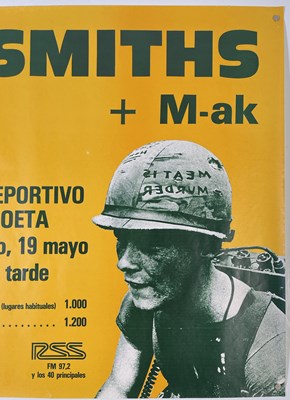 Lot 81 - THE SMITHS - 1985 POLIDEPORTIVO ANOETA CONCERT POSTER.