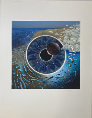 Lot 540 - PINK FLOYD / STORM THORGERSON PULSE SIGNED FINE ART PRINT.