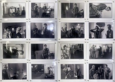 Lot 534 - THE CLASH - A FULL SET OF 17 LIMITED EDITION PHOTOGRAPHS BY PETER COOK.