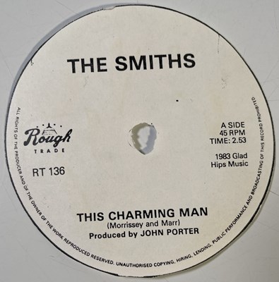 Lot 18 - THE SMITHS - THIS CHARMING MAN 7" (ORIGINAL UK 'GREEN LABEL' TEST PRESSING - RT 136)