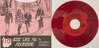 Lot 136 - UP - JUST LIKE AN ABORIGINE C/W HASSAN I SABBAH 7" (SUNDANCE RECORDS 22190)