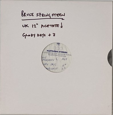 Lot 170 - BRUCE SPRINGSTEEN - GLORY DAYS + 3 12" ACETATE (CBS)