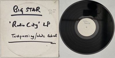 Lot 171 - BIG STAR - #1 RECORD/ RADIO CITY LP (WHITE LABEL TEST PRESSING - SXSP302)