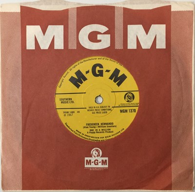 Lot 142 - ONE IN A MILLION - FREDEREEK HERNANDO C/W DOUBLE SIGHT 7" (MGM 1370)