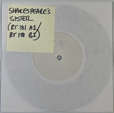 Lot 44 - THE SMITHS - SHAKESPEARE'S SISTER 7" (ORIGINAL UK WHITE LABEL TEST PRESSING - RT 181)