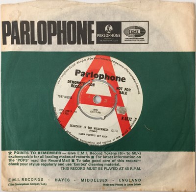 Lot 144 - ALLEN POUND'S GET RICH - SEARCHIN' IN THE WILDERNESS 7" (PROMO - R 5532)