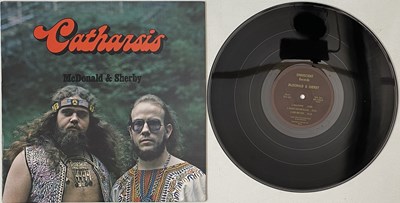 Lot 180 - MCDONALD & SHERBY - CATHARSIS LP (US STEREO ORIGINAL - OMNISCIENT - S80-1426S)