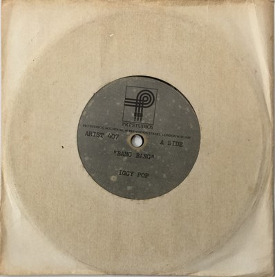 Lot 210 - IGGY POP - BANG BANG 7" ACETATE (PRT STUDIOS - ARTIST 407)