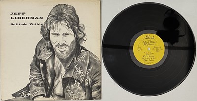 Lot 238 - JEFF LIBERMAN - SOLITUDE WITHIN LP (US STEREO ORIGINAL - LIBRAH - JL6969)