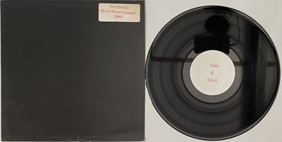 Lot 243 - THE DAMNED - BLACK ALBUM SAMPLER LP (UK PROMO W/ LABEL - CHISWICK - DAM1)