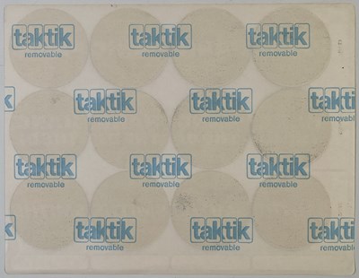 Lot 9 - THE SMITHS - PANIC - SHEET OF PROMOTIONAL 7" STICKERS.