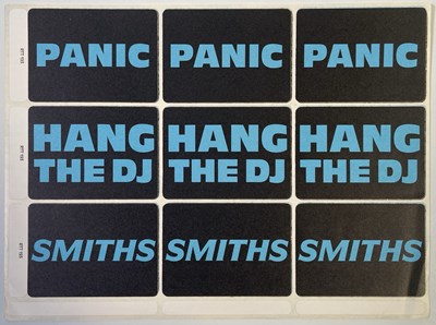 Lot 10 - PANIC - SHEET OF PROMOTIONAL 12" STICKERS.