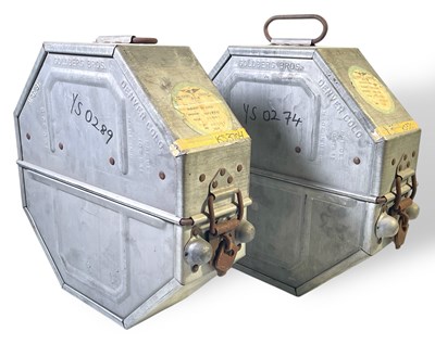 Lot 152 - THE BEATLES CARTOON (1965-69) - TWO FILM STORAGE TINS.