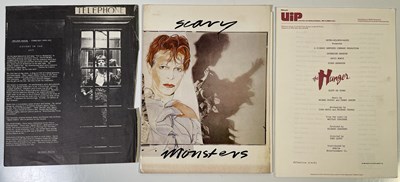 Lot 441 - DAVID BOWIE - PRESS KITS / PROMOTIONAL ITEMS.