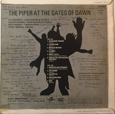 Lot 15 - PINK FLOYD - THE PIPER AT THE GATES OF DAWN LP (ORIGINAL UK MONO PRESSING - COLUMBIA SX 6157)