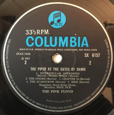 Lot 15 - PINK FLOYD - THE PIPER AT THE GATES OF DAWN LP (ORIGINAL UK MONO PRESSING - COLUMBIA SX 6157)