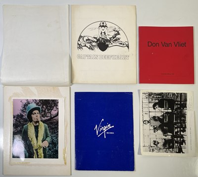Lot 371 - CAPTAIN BEEFHEART - ORIGINAL PHOTOGRAPHS, PRESS KITS, MEMORABILIA.