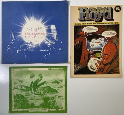 Lot 446 - PINK FLOYD - COLLECTABLE BOOKLETS INC ORIGINAL COMIC PROGRAMME.