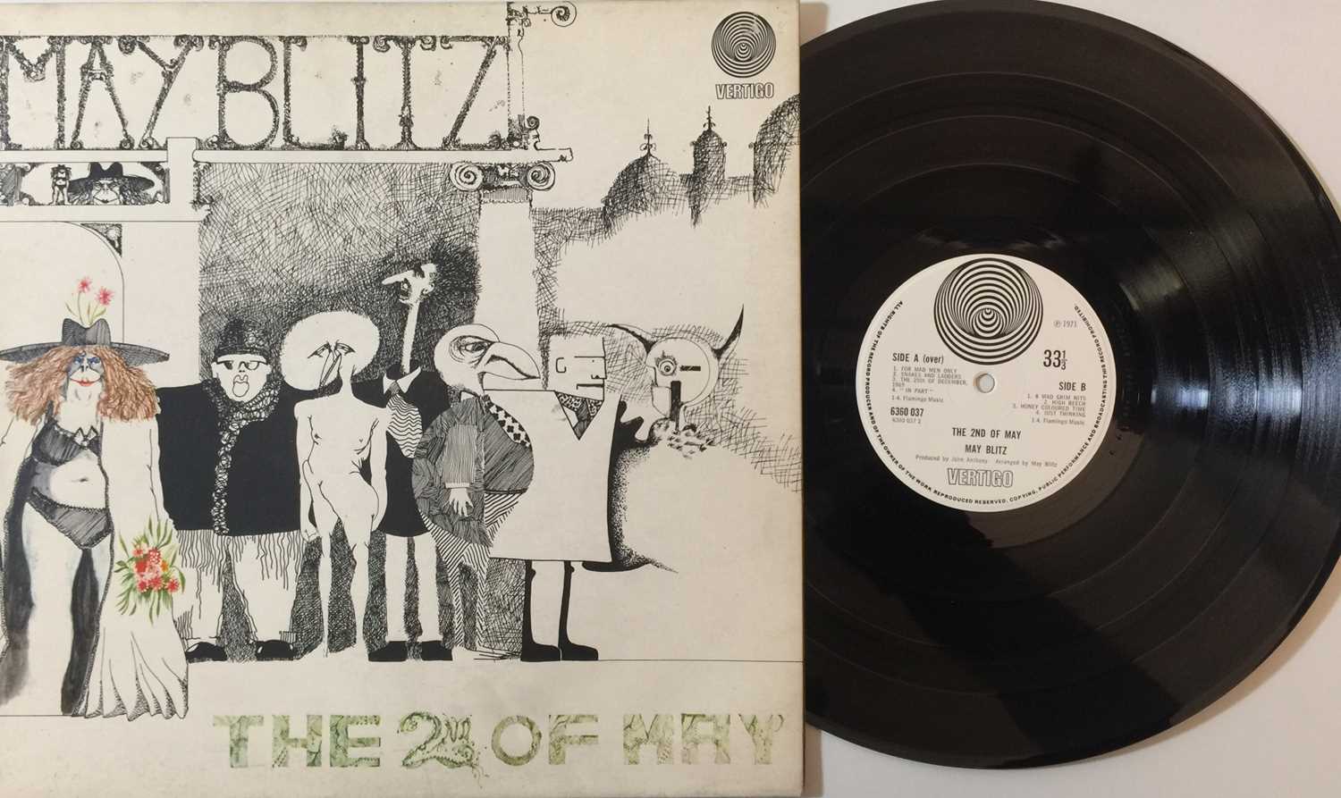 Lot 17 - MAY BLITZ - THE SECOND OF MAY LP (ORIGINAL UK PRESSING - VERTIGO SWIRL 6360 037)