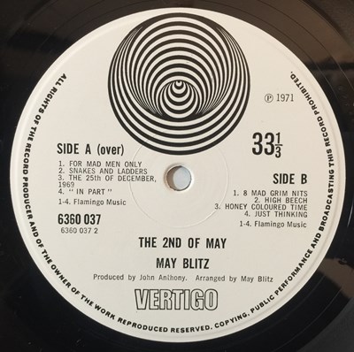 Lot 17 - MAY BLITZ - THE SECOND OF MAY LP (ORIGINAL UK PRESSING - VERTIGO SWIRL 6360 037)