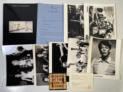 Lot 419 - THE BEATLES - WINGS / PAUL MCCARTNEY MEMORABILIA.