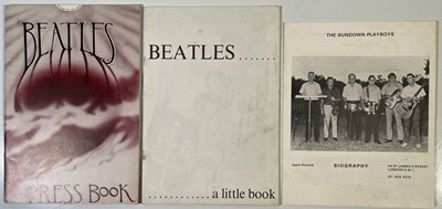Lot 421 - THE BEATLES - ORIGINAL BOOKLETS / PRESS MATERIAL INC 'A LITTLE BOOK'.