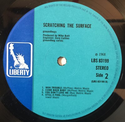 Lot 22 - GROUNDHOGS - SCRATCHING THE SURFACE LP (ORIGINAL UK PRESSING - LIBERTY LBS 83199