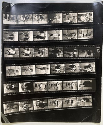 Lot 415 - THE ROLLING STONES - CONTACT SHEET OF IMAGES BY ROGER VIOLLET, 1967.