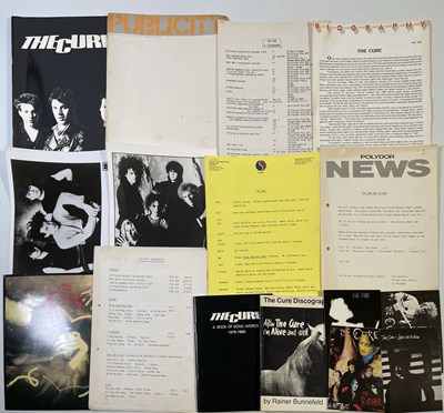 Lot 434 - THE CURE - RARE PUBLICATIONS / PRESS EPHEMERA.