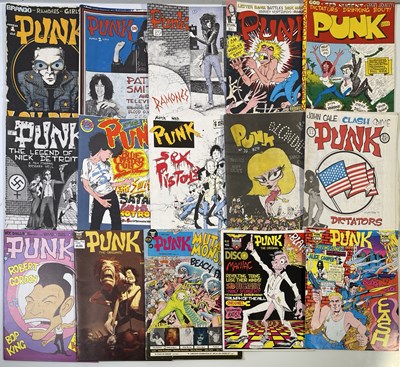 Lot 463 - PUNK MEMORABILIA - 15 ISSUES OF 'PUNK' MAGAZINE.
