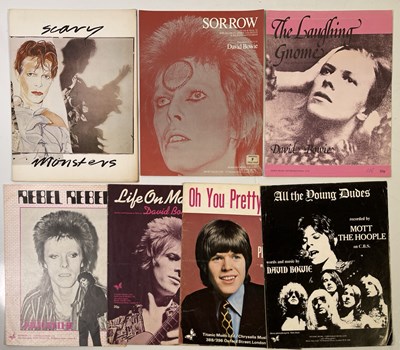 Lot 444 - DAVID BOWIE - SHEET MUSIC COLLECTION.