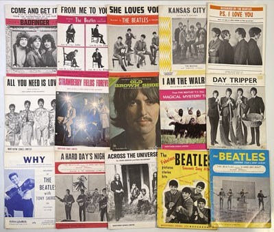 Lot 427 - THE BEATLES - SHEET MUSIC/SONGBOOKS.