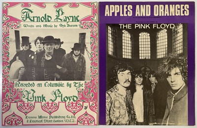 Lot 450 - PINK FLOYD - ORIGINAL SHEET MUSIC FOR APPLES AND ORANGES / ARNOLD LAYNE.