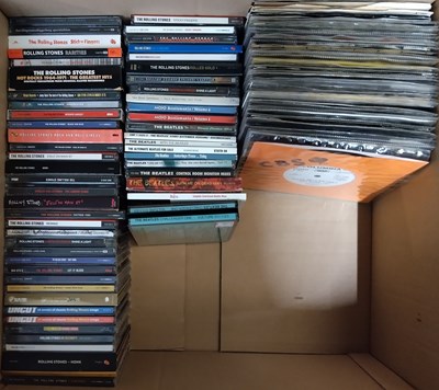 Lot 875 - ROLLING STONES, BEATLES, AND RELATED CD AND 7" COLLECTION