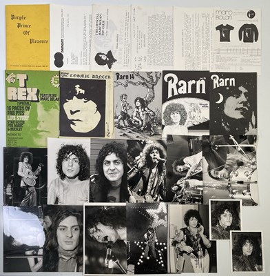 Lot 430 - MARC BOLAN / T.REX - FAN CLUB MEMORABILIA / PRIVATE PUBLICATIONS ETC.