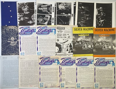 Lot 391 - HAWKWIND - PRESS RELEASES / MEMORABILIA.