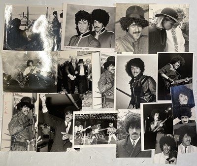 Lot 132 - THIN LIZZY INTEREST - PHIL LYNOTT - COLLECTION OF ORIGINAL PRESS PHOTOS.