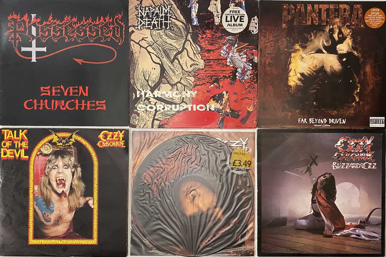 Lot 84 - CLASSIC METAL AND HARD ROCK ARTISTS LP COLLECTION