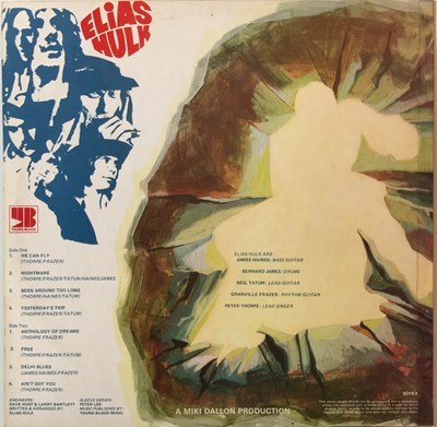 Lot 30 - ELIAS HULK - UNCHAINED LP (ORIGINAL UK PRESSING - YOUNG BLOOD SSYB 8)