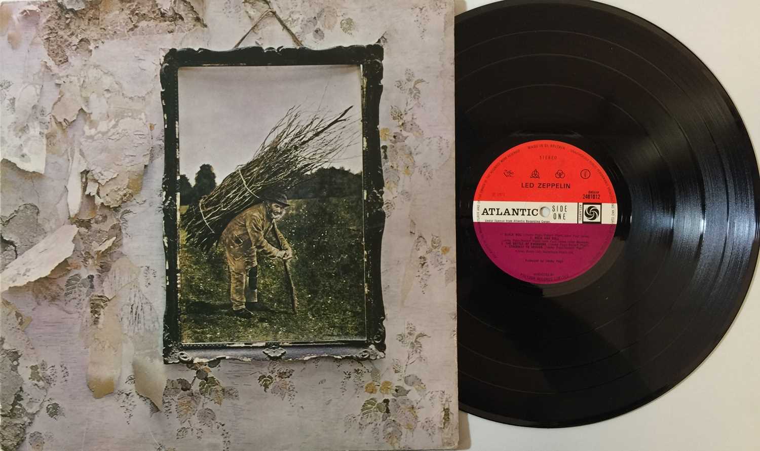 Lot 44 - LED ZEPPELIN - IV LP (INVERTED FEATHER/ PLUM RED - 2401012)