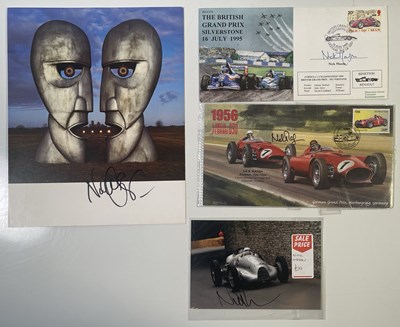 Lot 362 - PINK FLOYD INTEREST - FIVE NICK MASON SIGNED ITEMS.