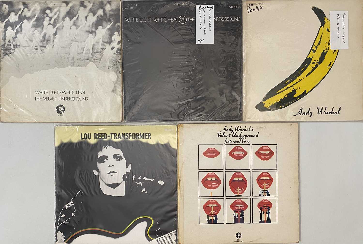 Lot 91 - VELVET UNDERGROUND AND RELATED - LP PACK