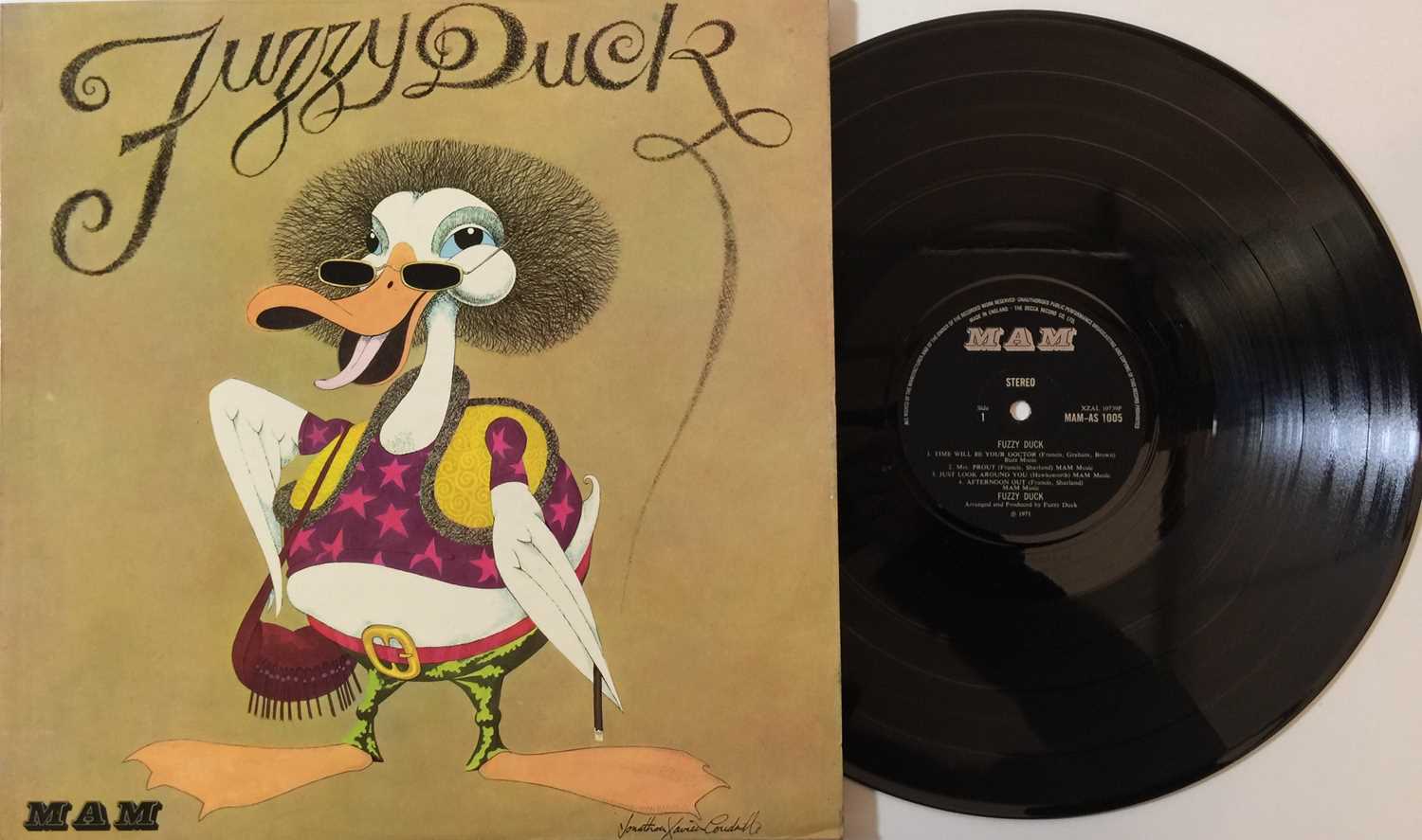 Lot 31 - FUZZY DUCK - FUZZY DUCK LP (ORIGINAL UK PRESSING - MAM-AS 1005)