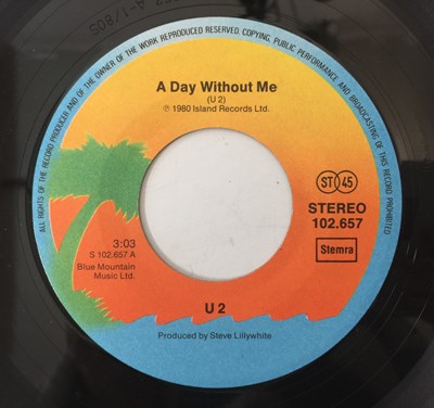 Lot 94 - U2 - A DAY WITHOUT ME C/W THINGS TO MAKE AND DO - DUTCH/GERMAN RELEASE