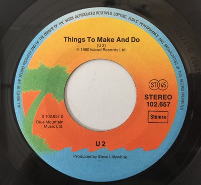 Lot 94 - U2 - A DAY WITHOUT ME C/W THINGS TO MAKE AND DO - DUTCH/GERMAN RELEASE