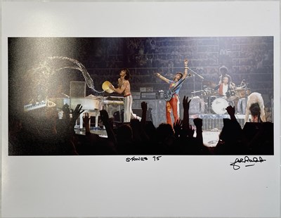 Lot 405 - THE ROLLING STONES - PHOTOGRAPHER SIGNED PRINT.